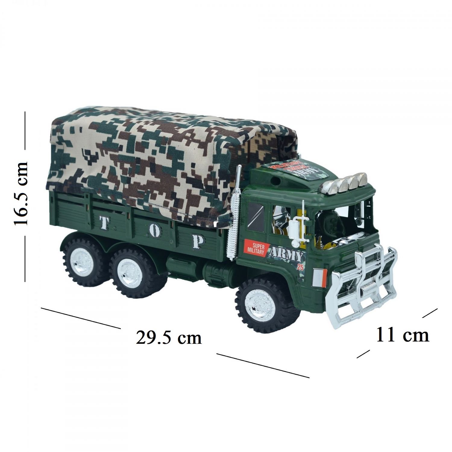 کامیون ارتشی سلفونی با سرباز آتاتویز